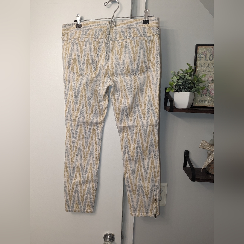 Free People Aztec Pattern Cropped Pants - Picture 3 of 6
